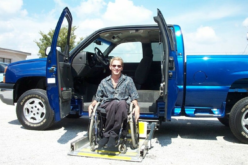 handicap accessible pickup truck